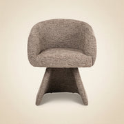 Eetkamerstoel Quiriro Mocca Linear Swivel
