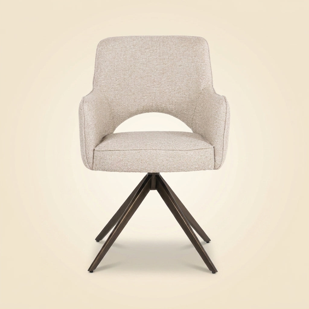 Eetkamerstoel Ginerva Biscotti Swivel