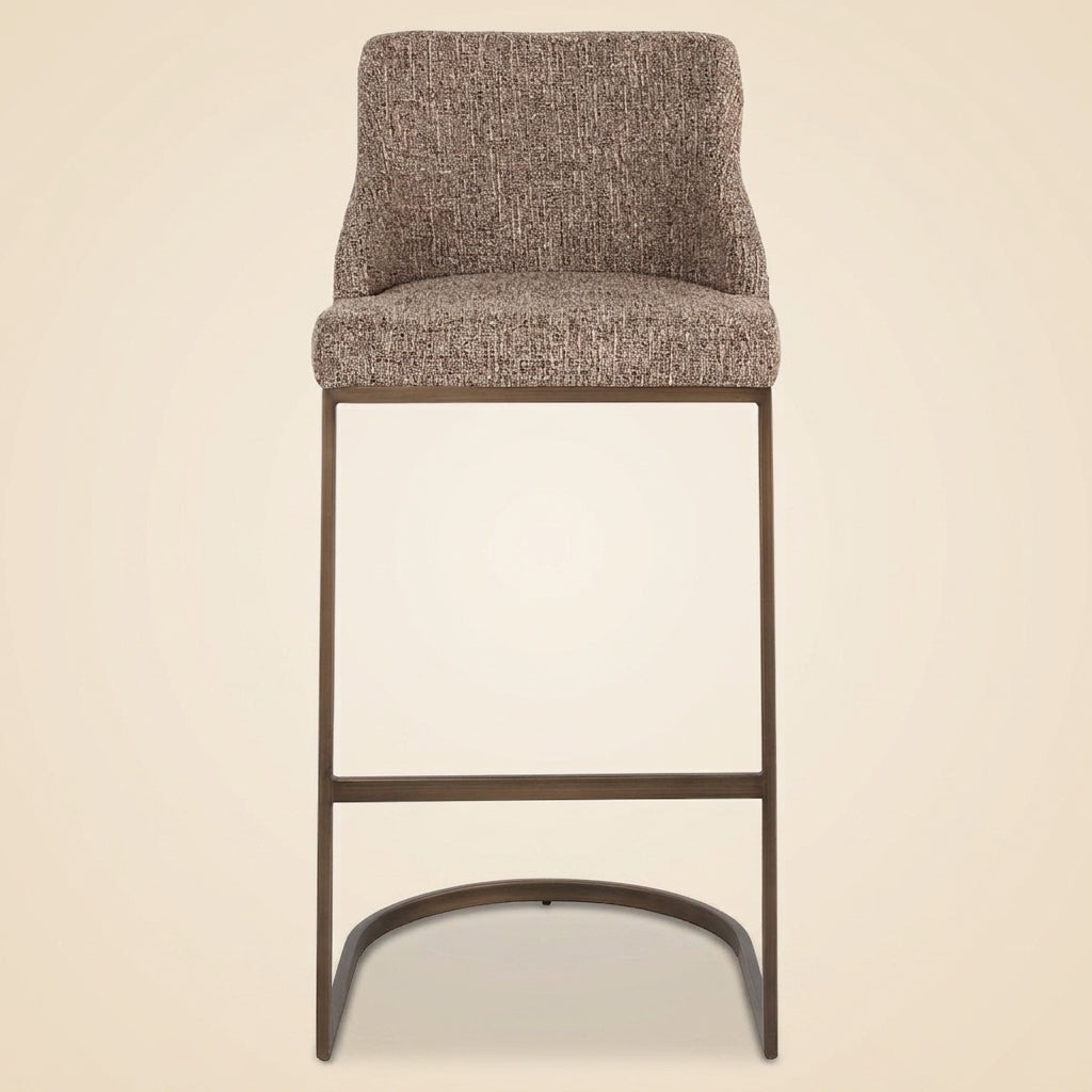 Barstoel Bolton Brown Tweed (set Of 2)