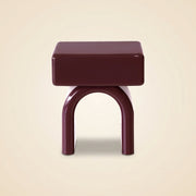 Nachtkastje Bennet Burgundy 1-drawer