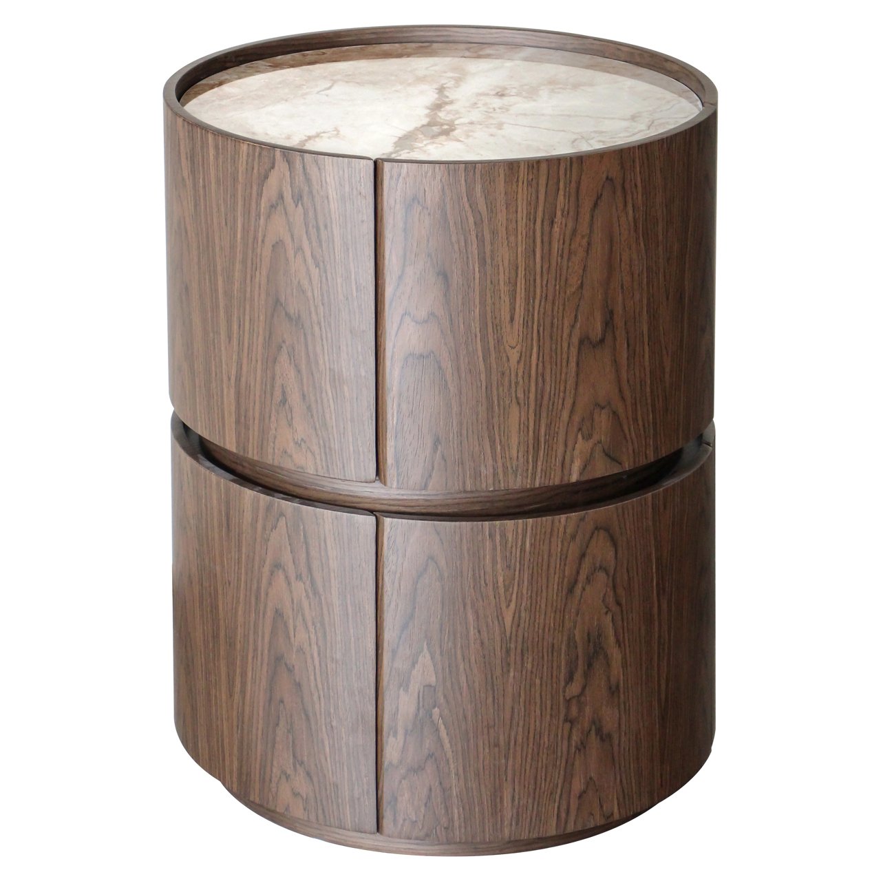 Nachtkastje Ellery Brown 2-drawers