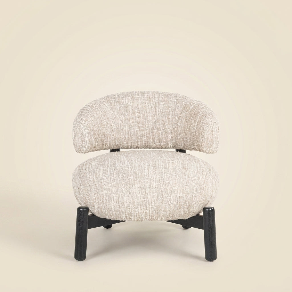 Lounge Stoel Ornella Beige Angora