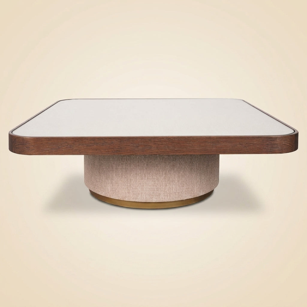Salontafel Willox Beige  Including Glass (set Of 2)