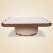 Salontafel Willox Beige  Including Glass (set Of 2)