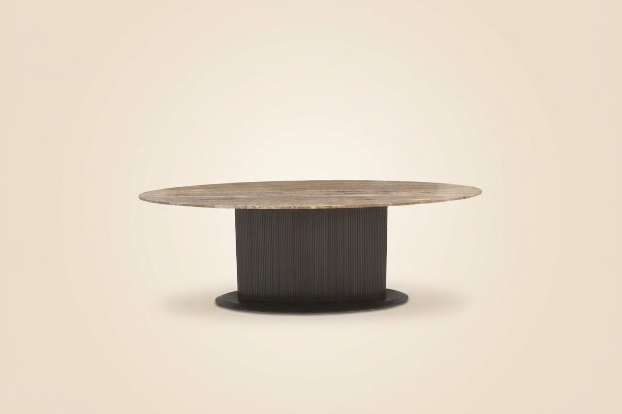 Eettafel Russo Ash Brown Oval 235
