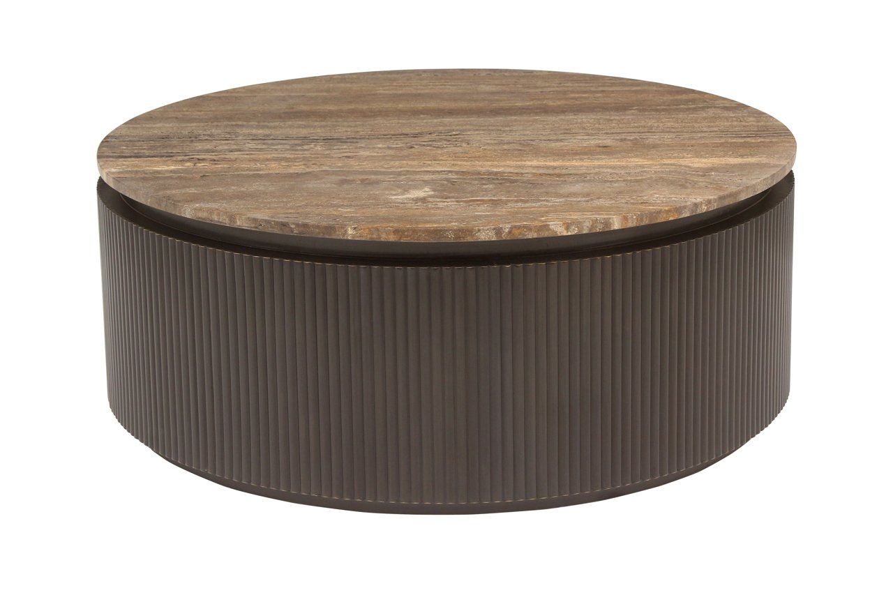 Salontafel Russo Ash Brown 90ø