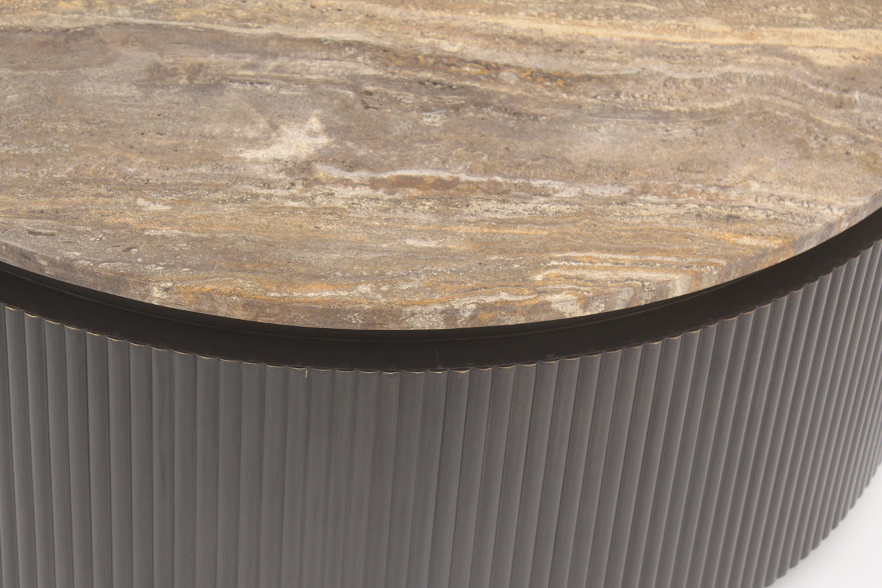 Salontafel Russo Ash Brown 90ø