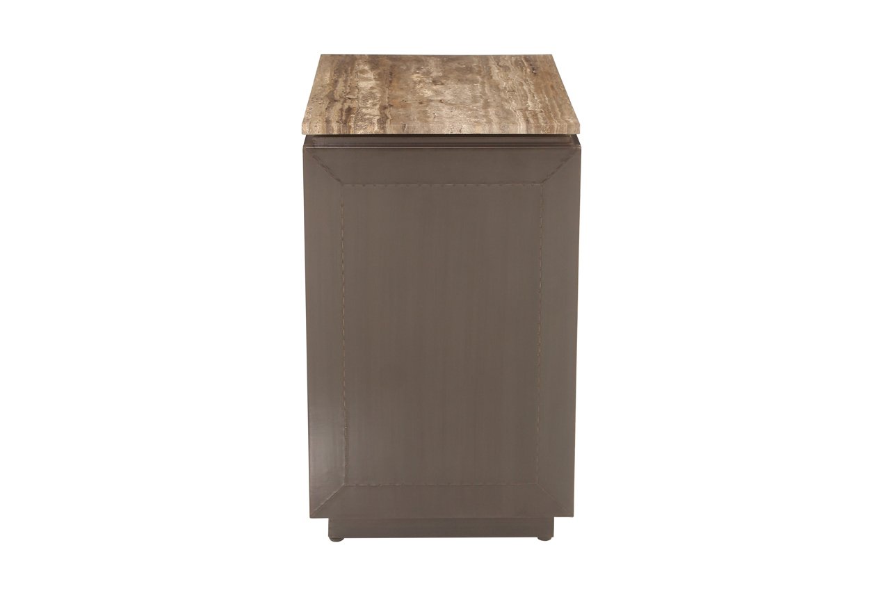 Nachtkastje Russo Ash Brown 3-drawers