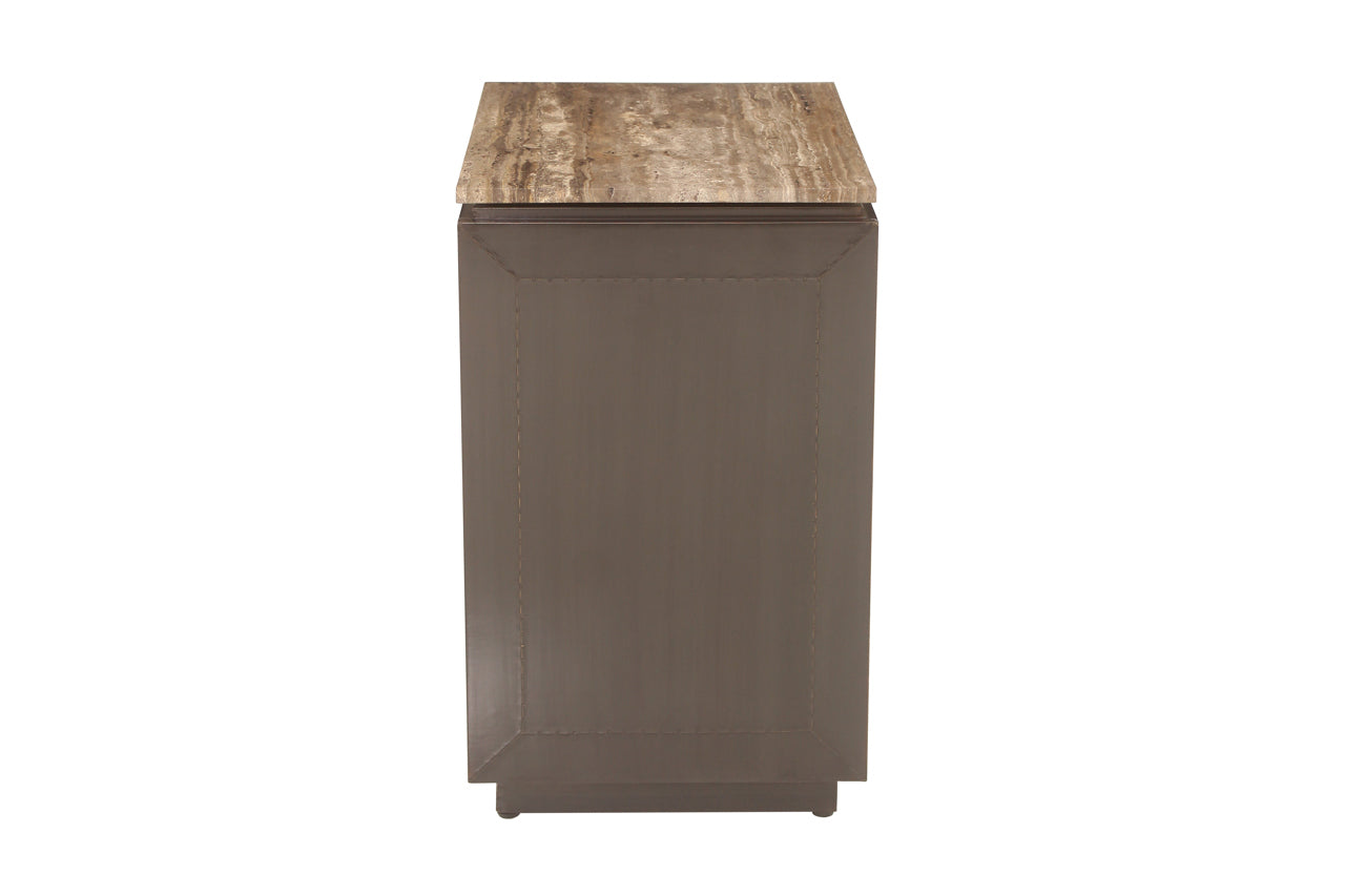 Nachtkastje Russo Ash Brown 3-drawers