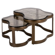 Salontafel Fairfield Brass Antique (set Of 2)