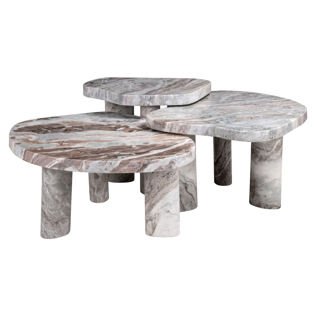 Salontafel Camino Blush Beige (set Of 3)