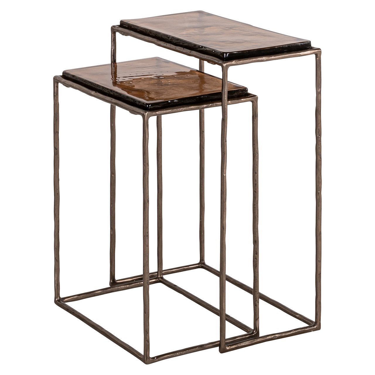 Bijzettafel Villano Bronze  (set Of 2)