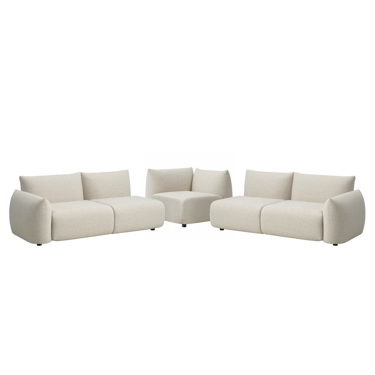 Buiten bank Dawson beige alpine cornersofa