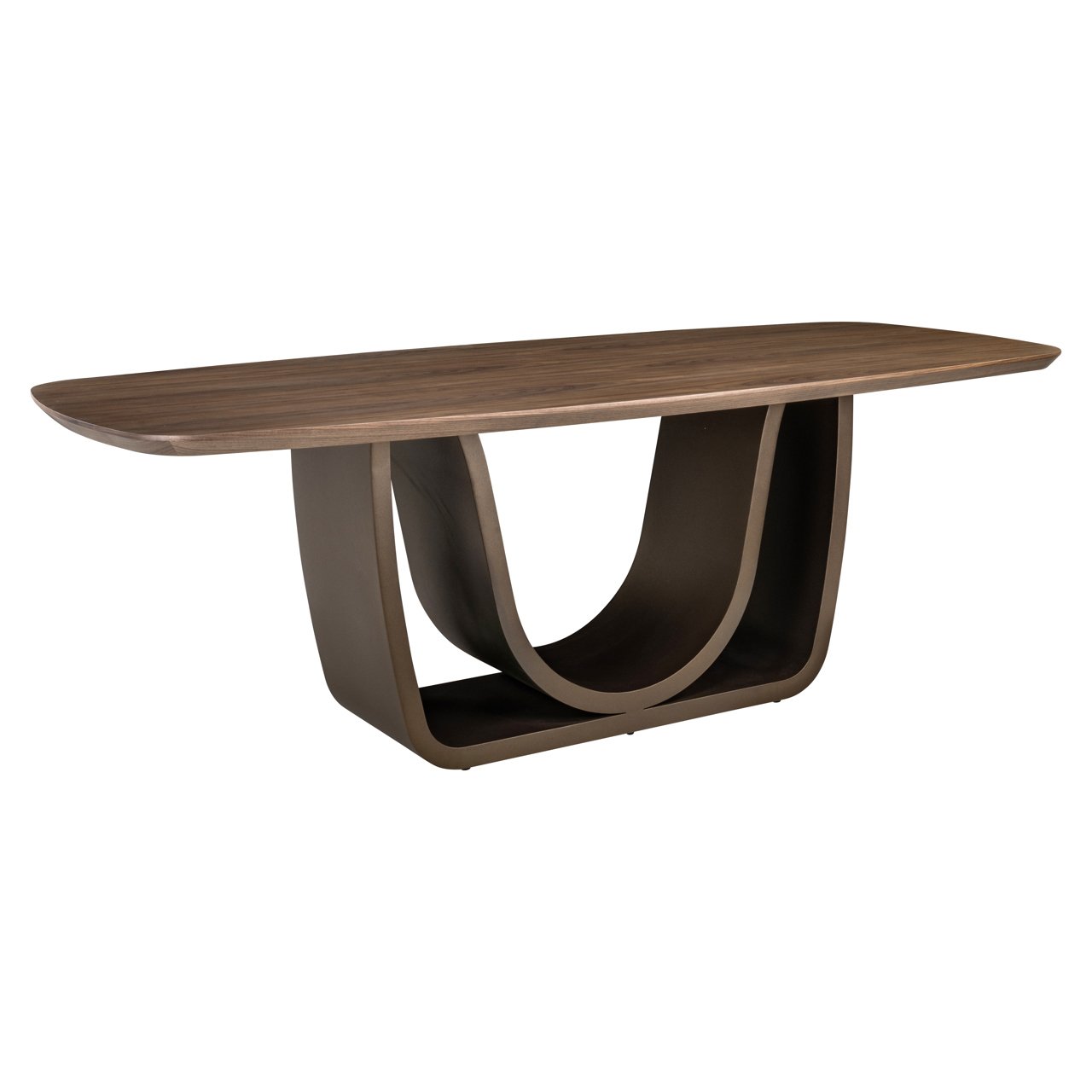 Eettafel Windsor Walnut 230 Brass Base