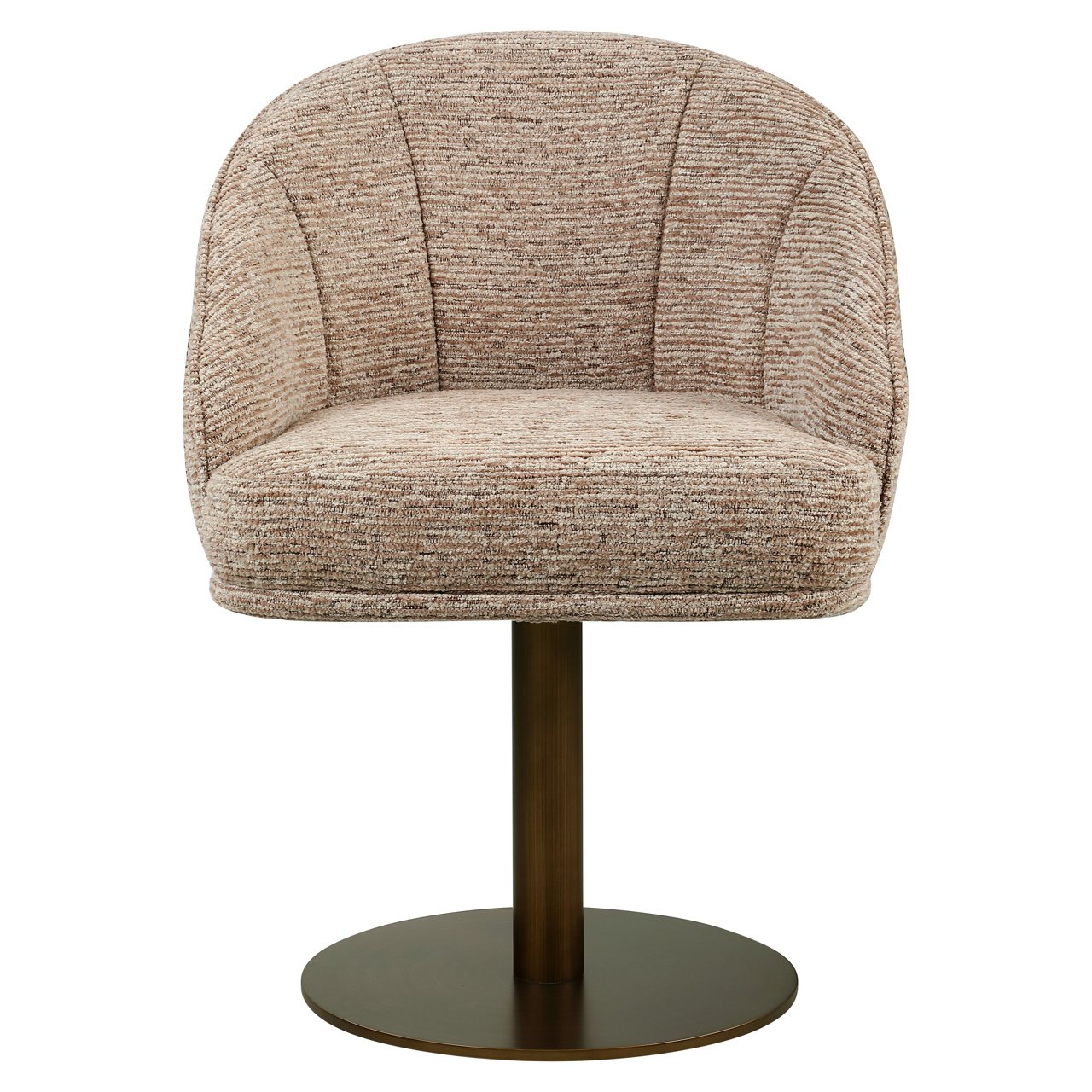 Eetkamerstoel Beverly Mocca Linear Swivel