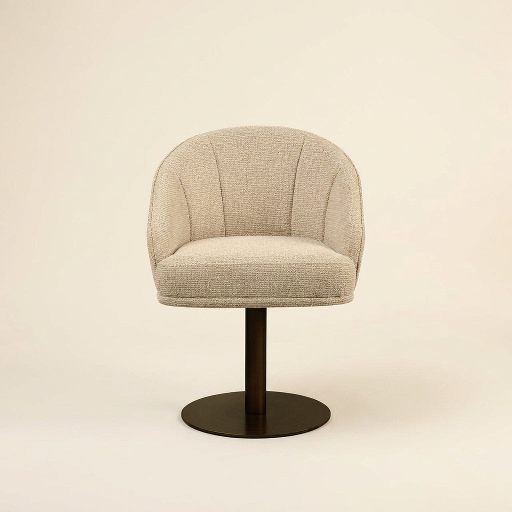 Eetkamerstoel Beverly Natural Fancy Swivel
