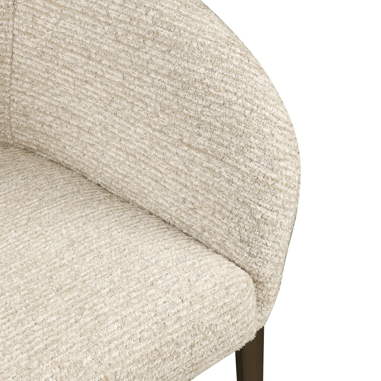 Eetkamerstoel Kenzi Natural Linear Fire Retardant