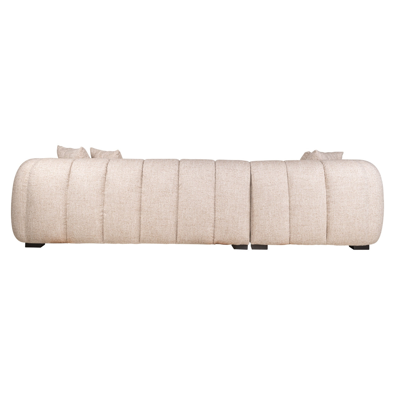 Bank Novaro Cream Tweed Lounge Left Fire Retardant