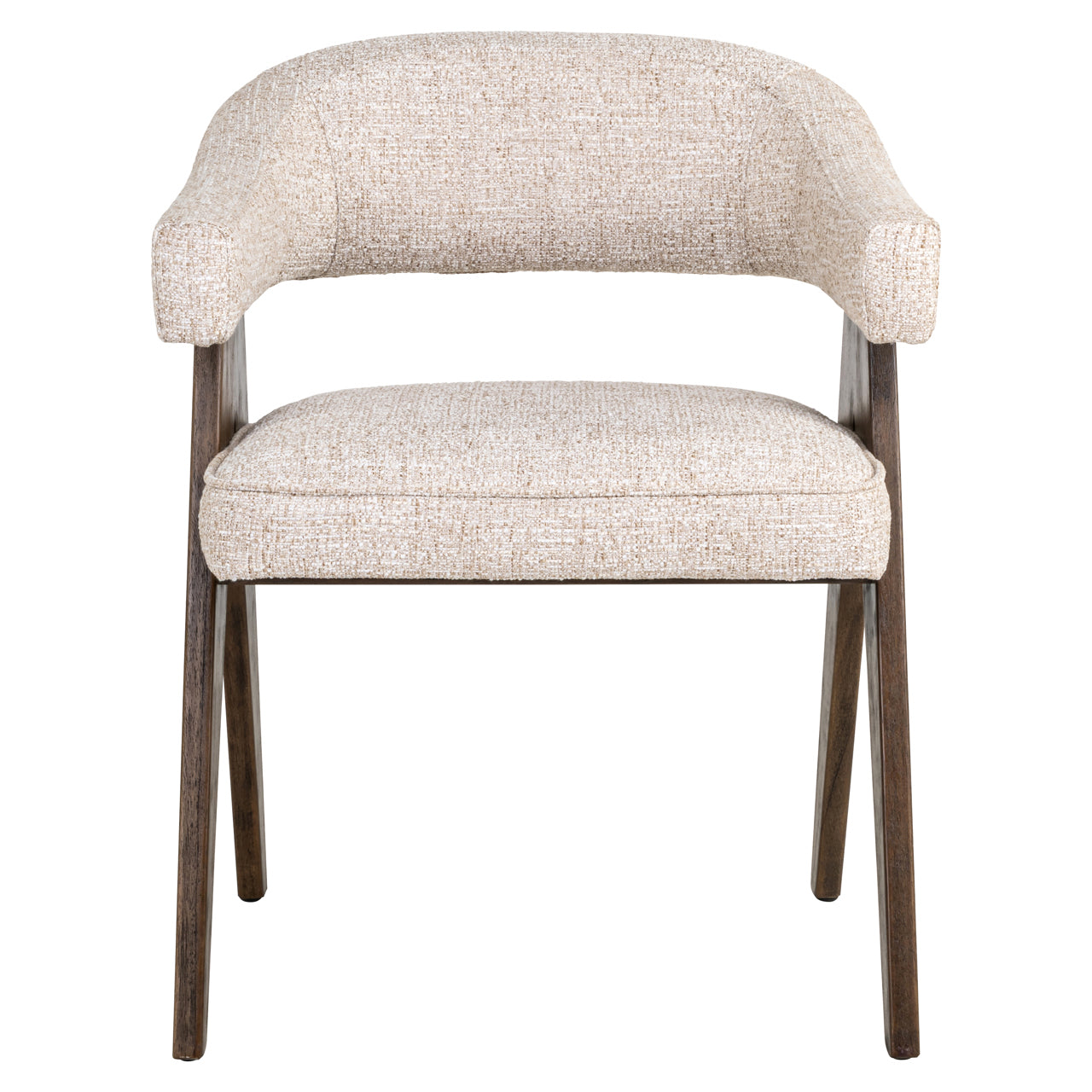 Eetkamerstoel Mori Cream Tweed Fire Retardant