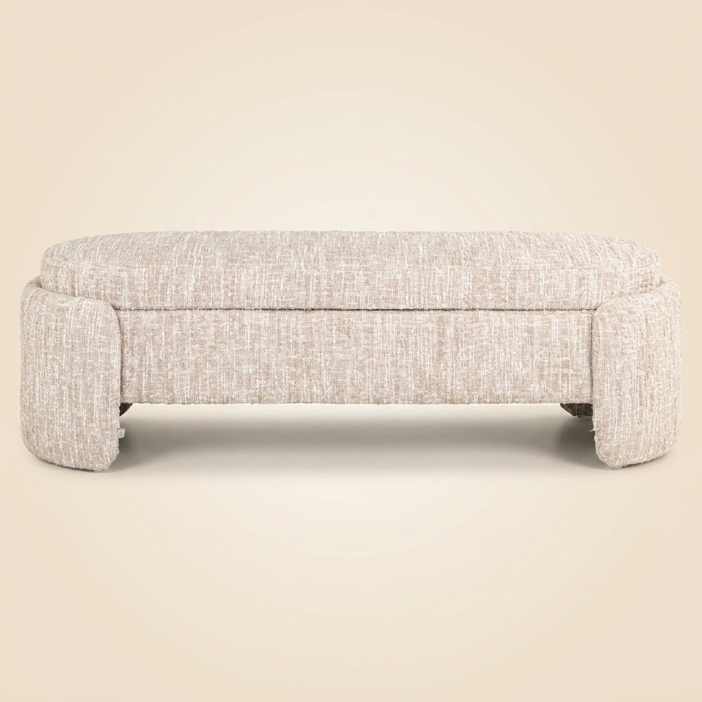 Bank Cupid Beige Angora With Storage