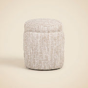 Poef & Voetenbank Cupid Beige Angora With Storage