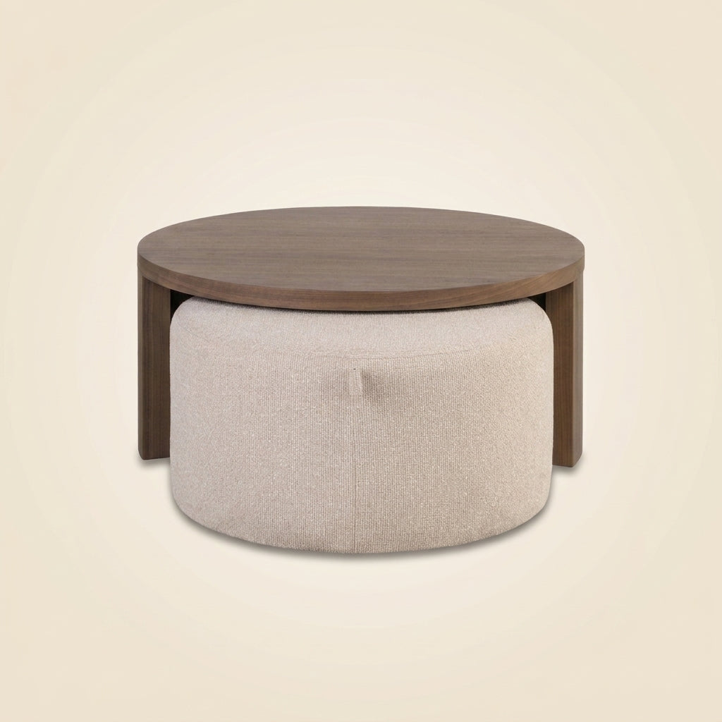 Salontafel Windsor Walnut Lodge Desert Fire Retardant (set Of 2)