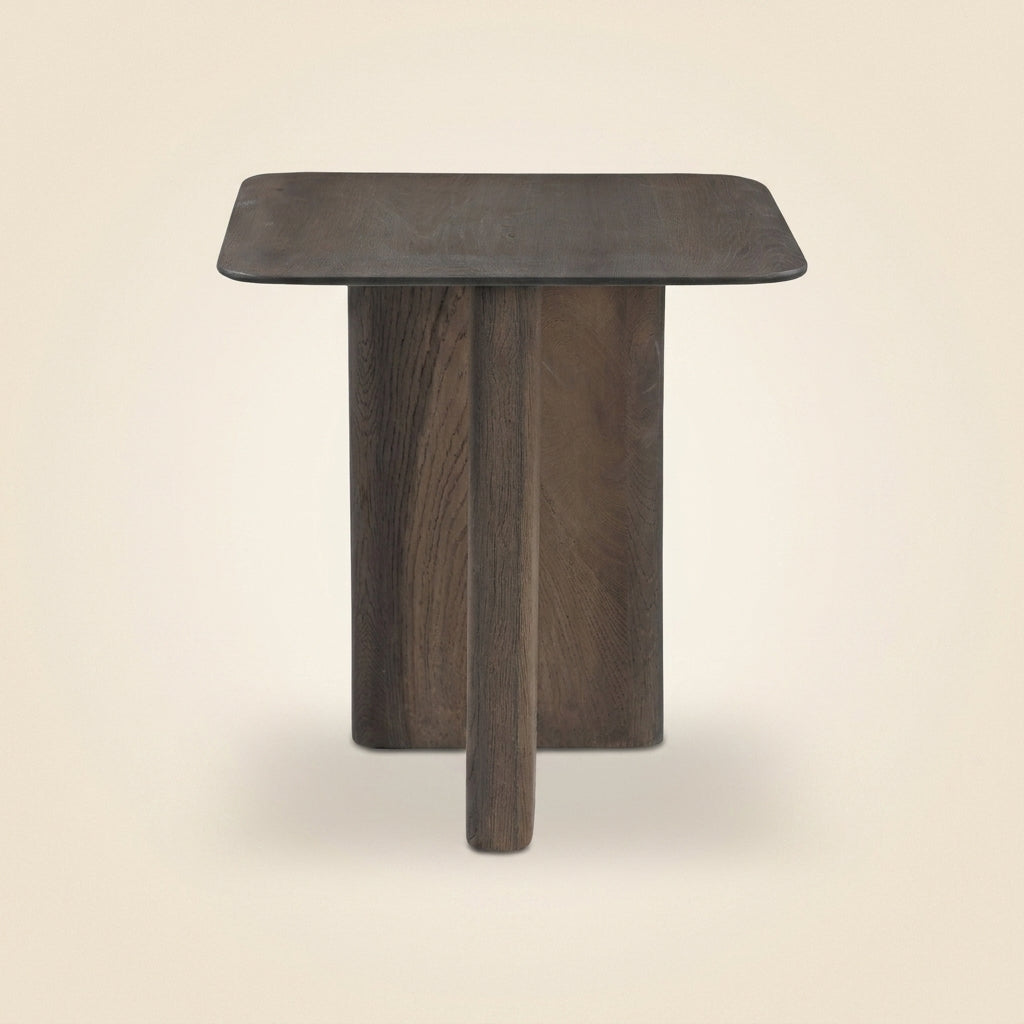 Bijzettafel Castello Smoked Charchoal Oak Top