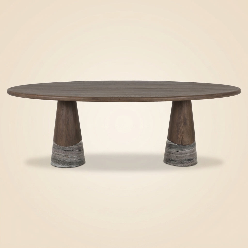 Eettafel Harper Smoked Charchoal