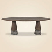 Eettafel Harper Smoked Charchoal