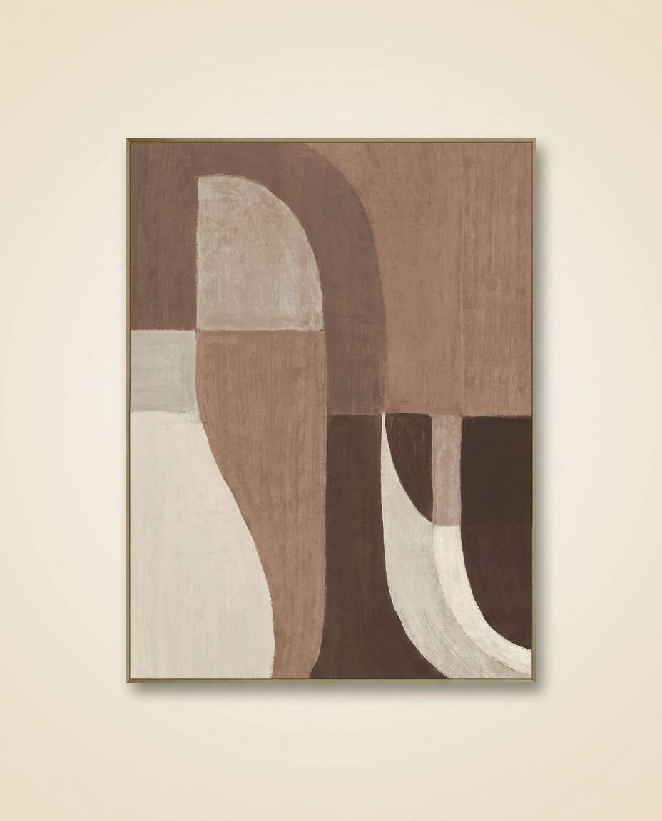 Wall Art Tatu Left Brown