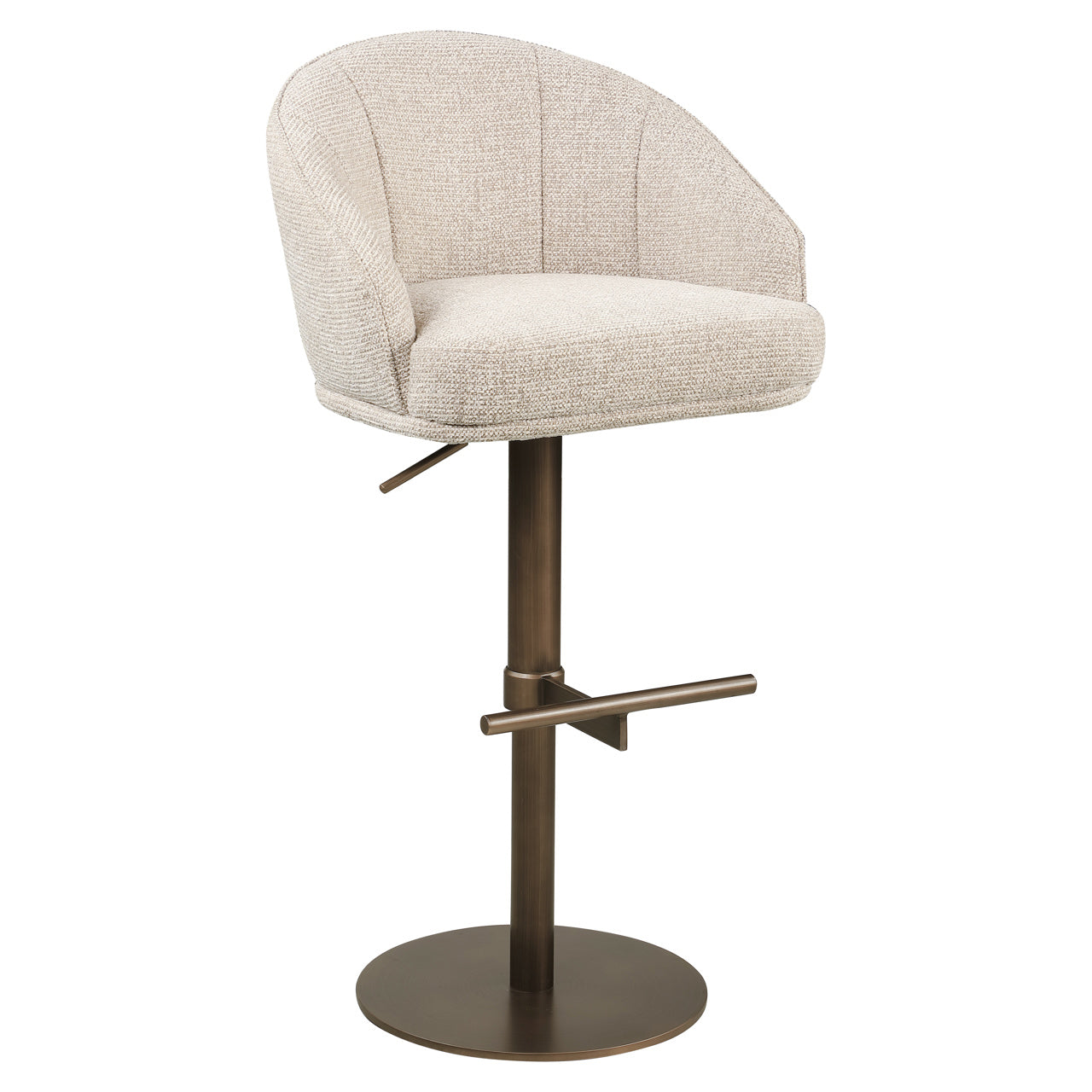 Barstoel Beverly Natural Fancy Swivel