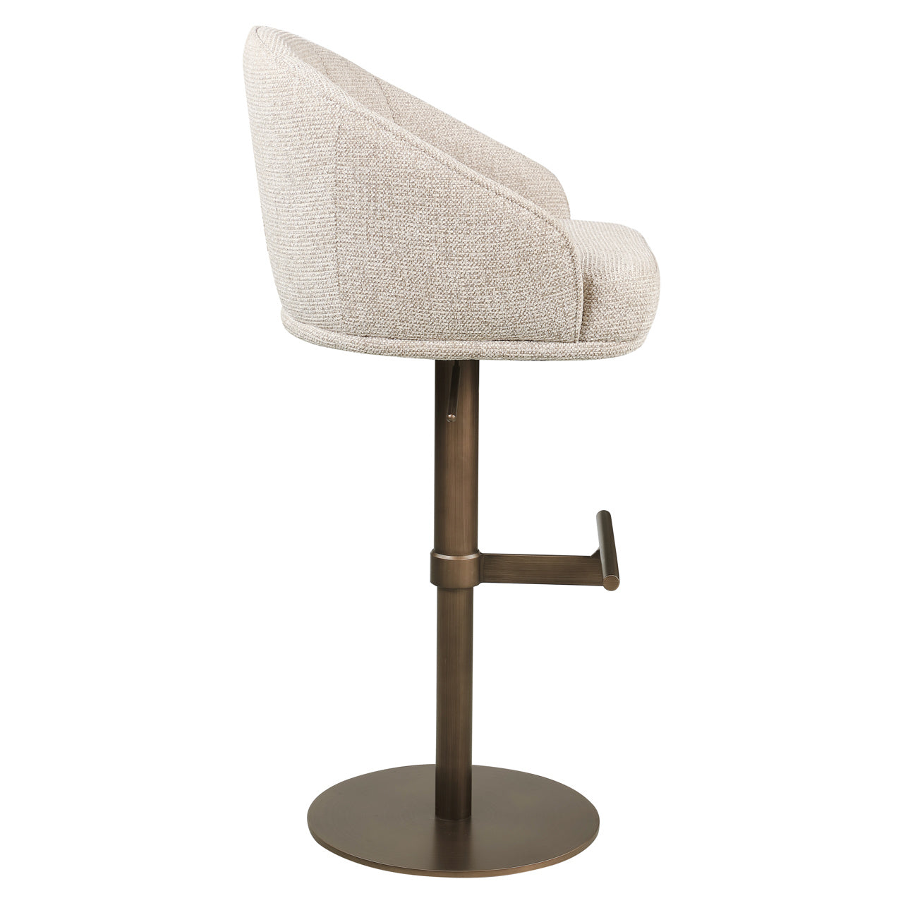 Barstoel Beverly Natural Fancy Swivel