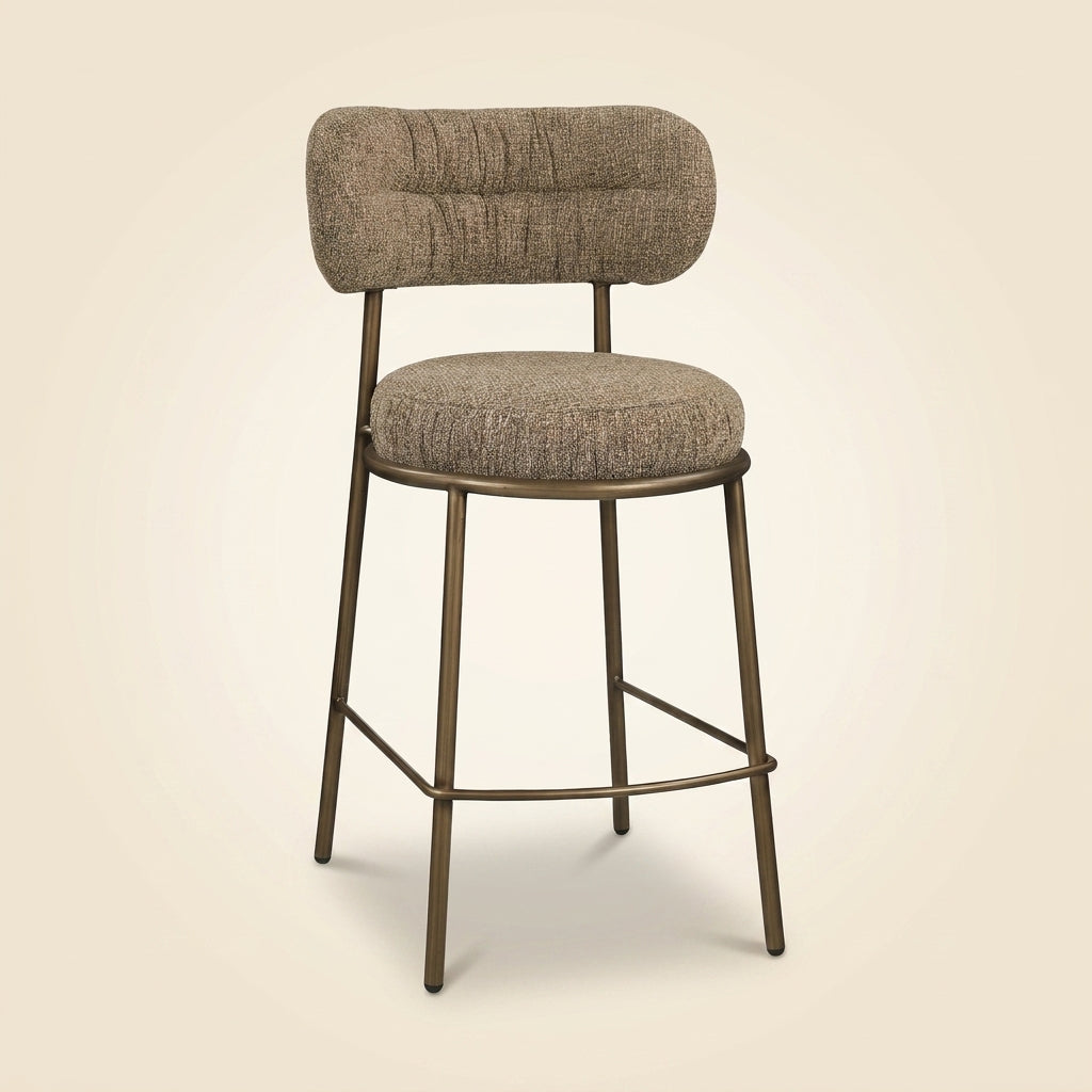 Counterstoel Encanto Brown Tweed