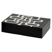 Opbergdoos Lux Black/white (set Of 2)