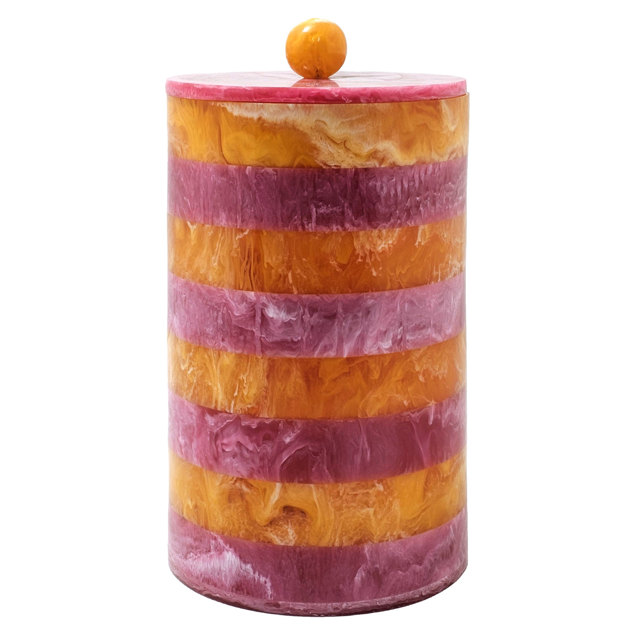 Opbergdoos Lilybelle Pink/orange Storage Jar Small