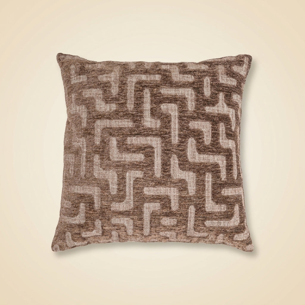 Kussen Ivy Brown Labyrinth