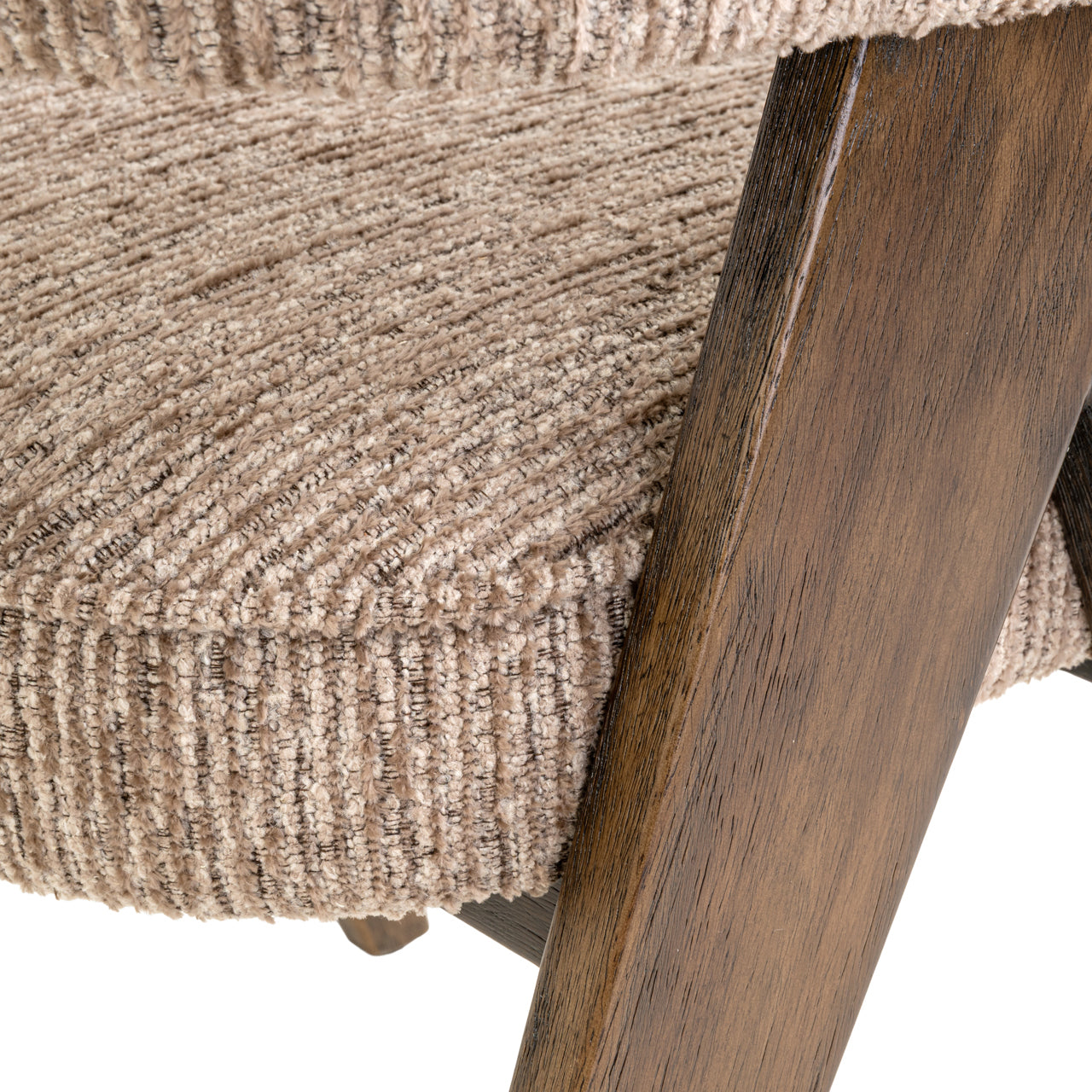 Eetkamerstoel Mori Mocca Linear Fire Retardant