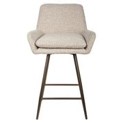 Counterstoel Linsey Natural Chunky Swivel (set Of 2)
