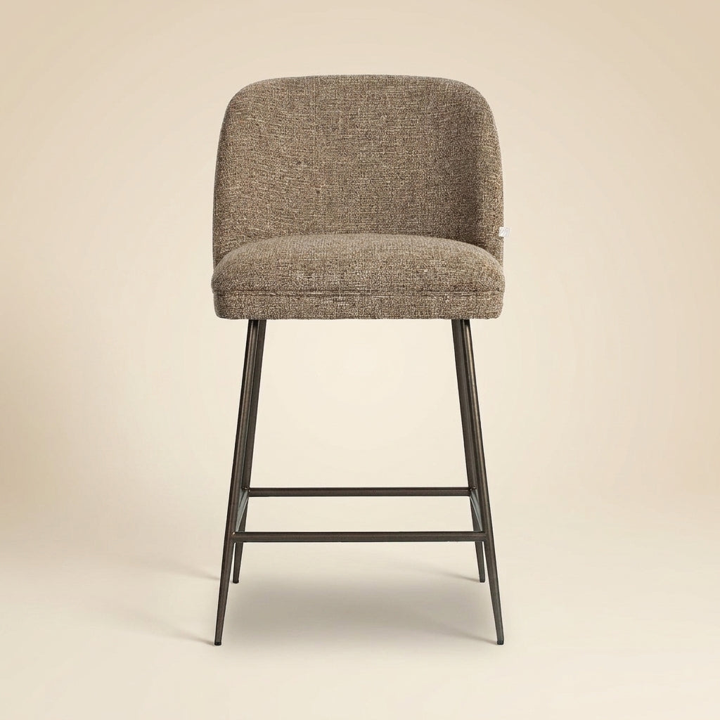 Counterstoel Pullitzer Brown Tweed