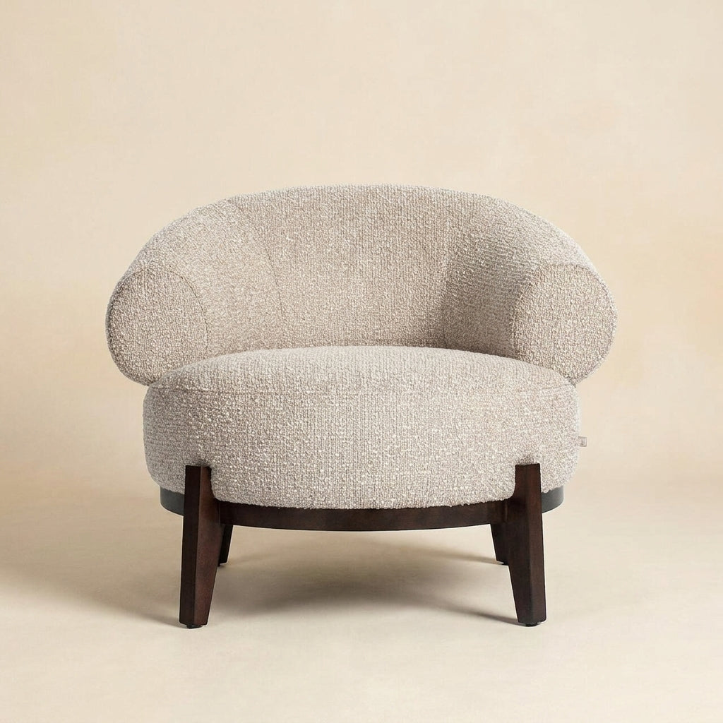 Lounge Stoel Montana Natural Chunky Fire Retardant