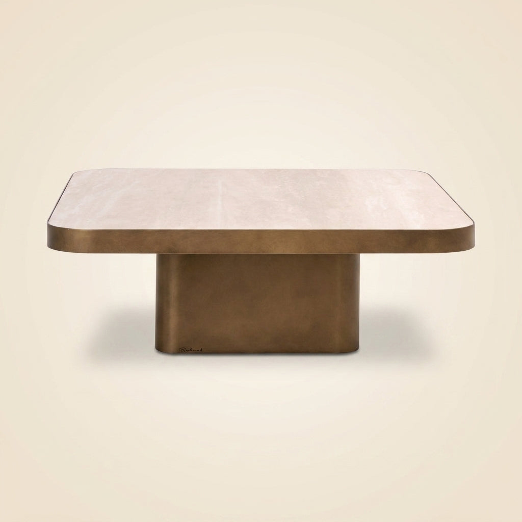 Salontafel Claridge Beige 90x90 (cumulus)