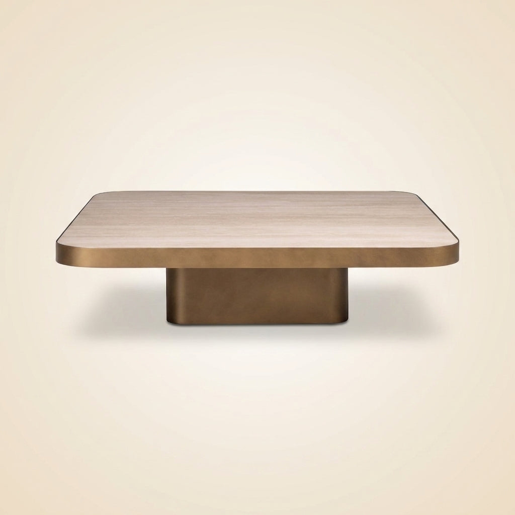 Salontafel Claridge Beige 100x100 (cumulus)