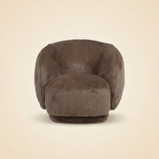 Lounge Stoel Negreslo Brown Fluffy Swivel