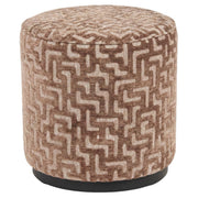 Poef & Voetenbank Lexie Brown Labyrinth 45ø