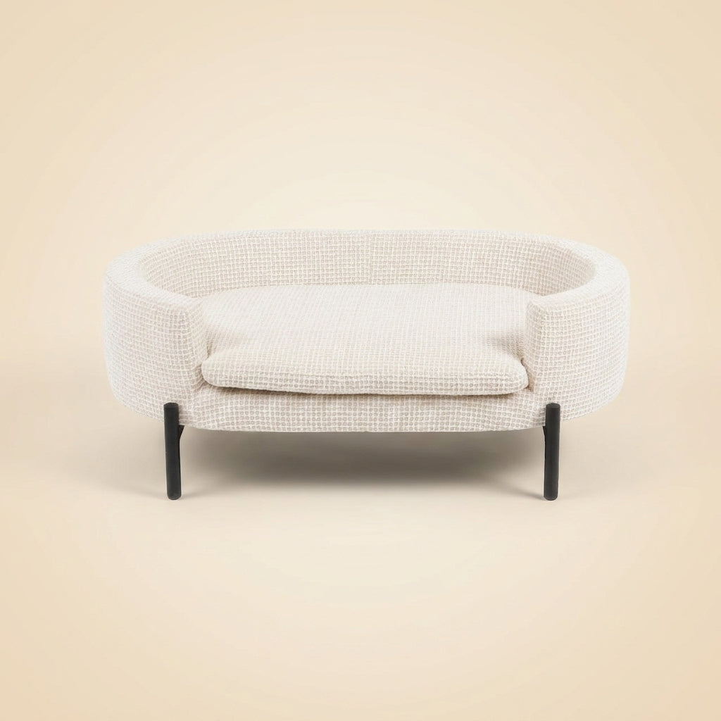 Hondenbed Dolly Beige Blockweave