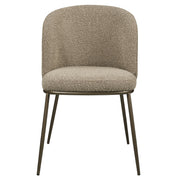 Eetkamerstoel Elvi Mocca Chunky Fire Retardant (set Of 2)