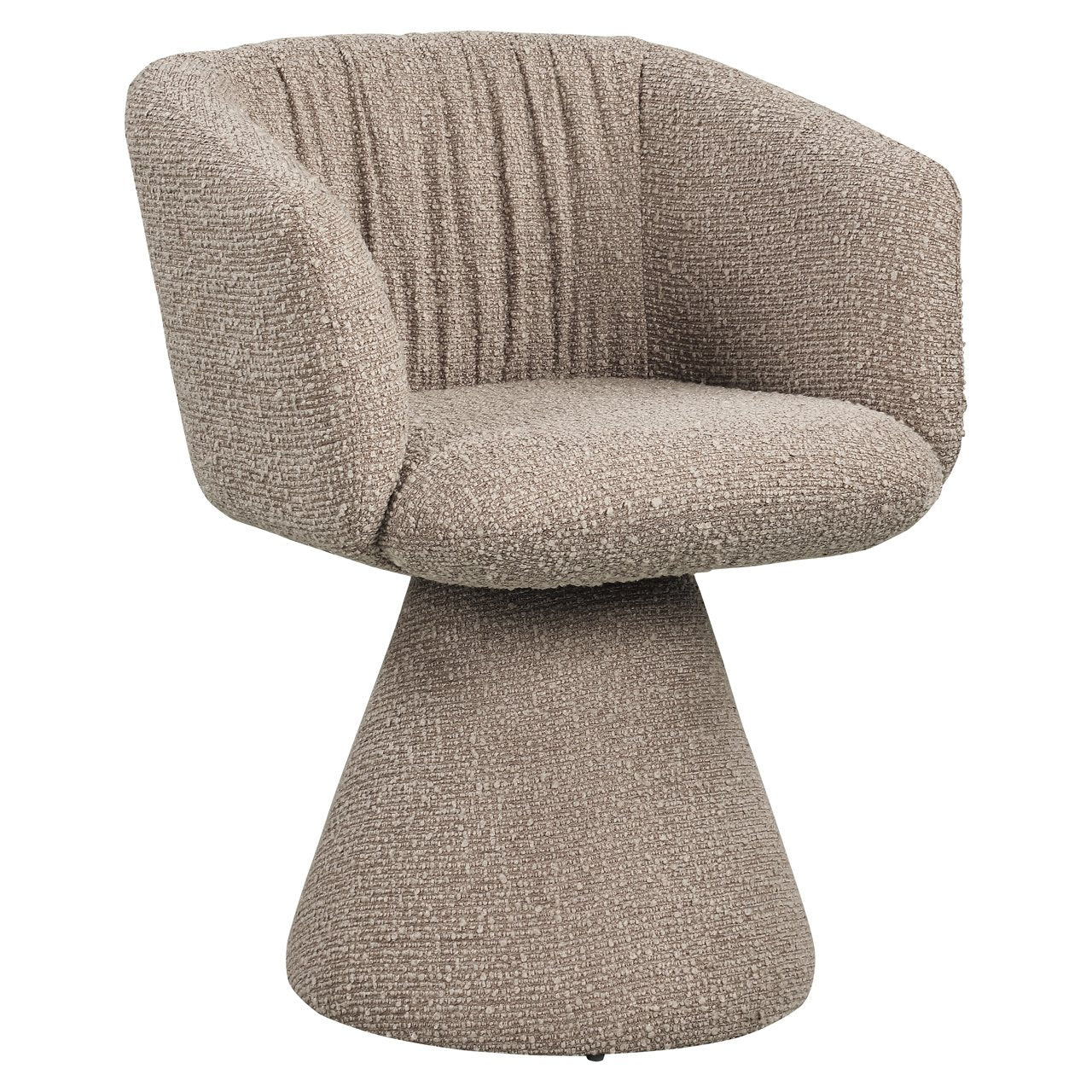 Eetkamerstoel Madeline Mocca Chunky Swivel