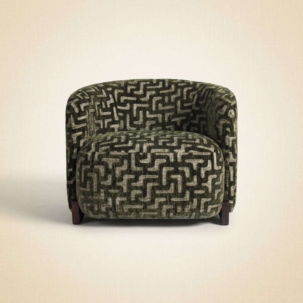Lounge Stoel Hannah Moss Labyrinth Fire Retardant