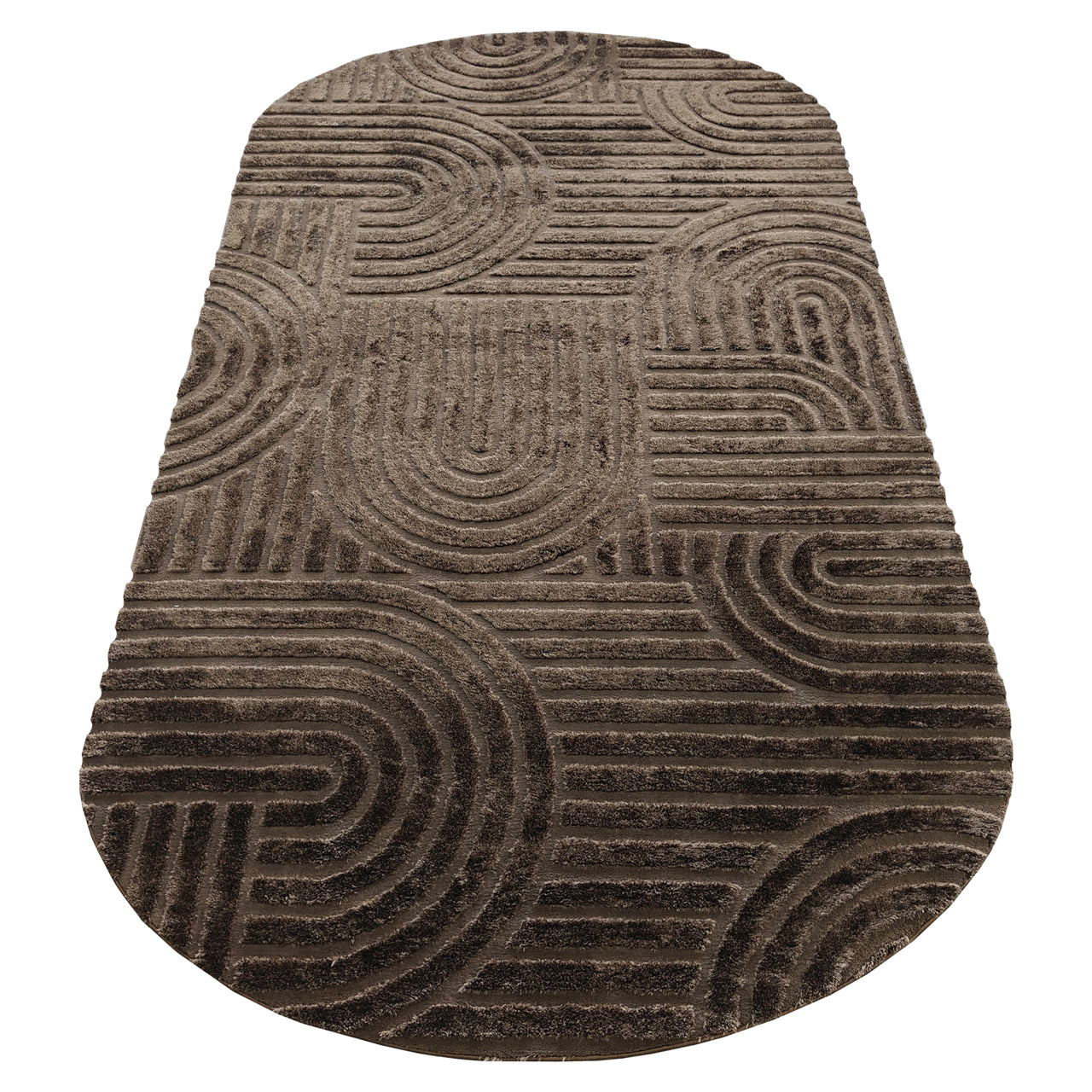 Vloerkleed Liff Dark Brown 200x350