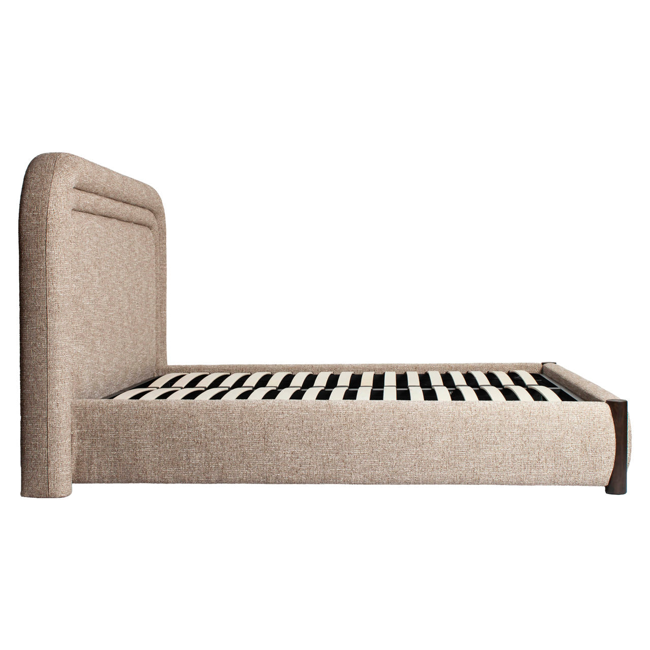 Bed Citadel Sand Tweed 160x200 (mattress Size (excl.))